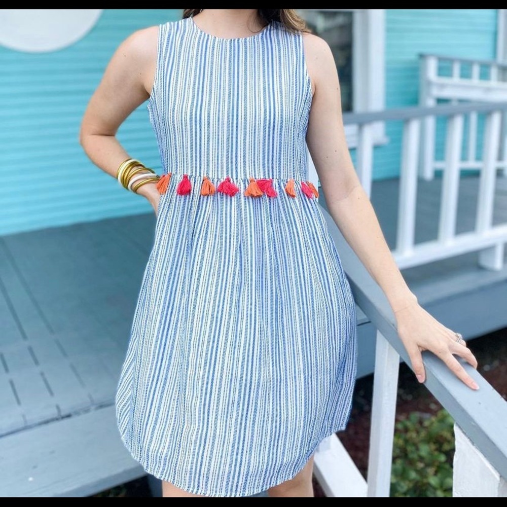 Blue & White Summer Dress